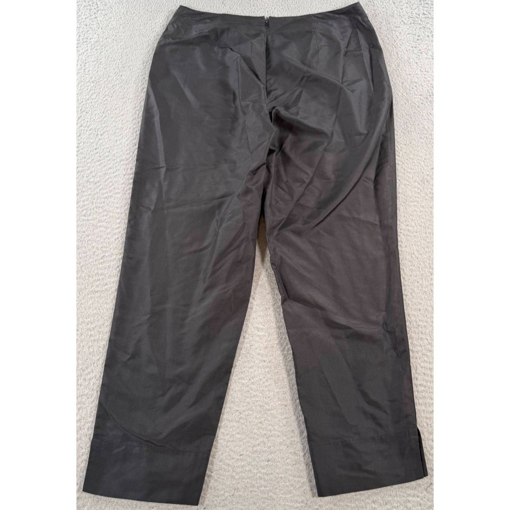 Real Clothes Saks Fifth‎ Avenue Pants Women's 6 (28x27) Black Straight Leg Silk